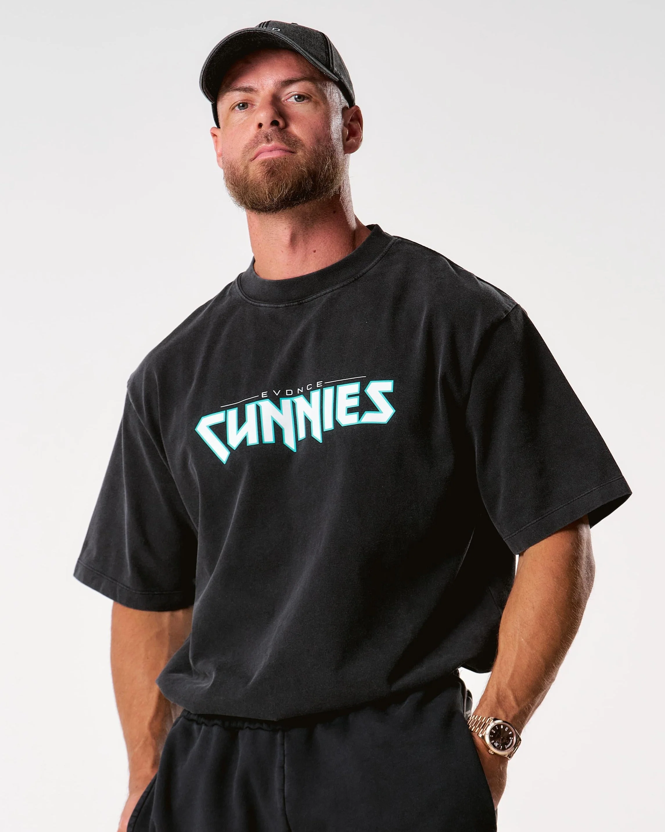 Cunnies Metal Tee - Aqua - Image 4