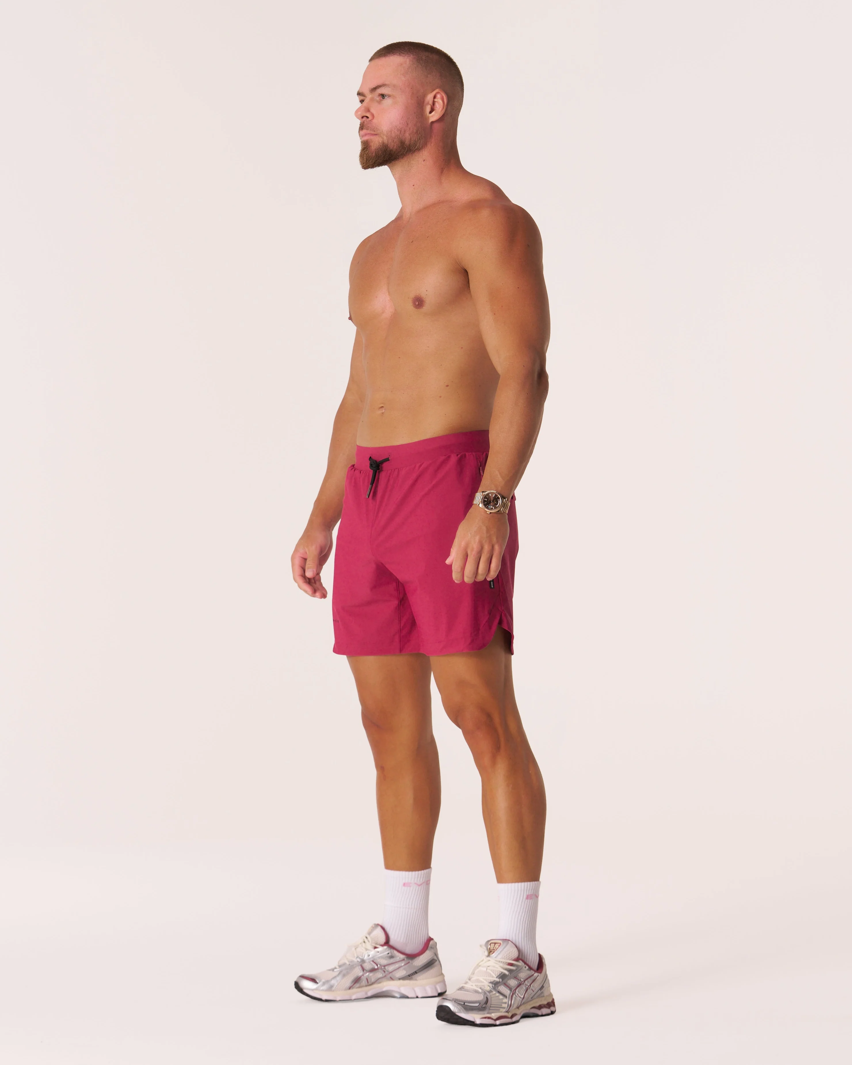EVDNCE Form 7" Training Shorts - Beet - Image 3