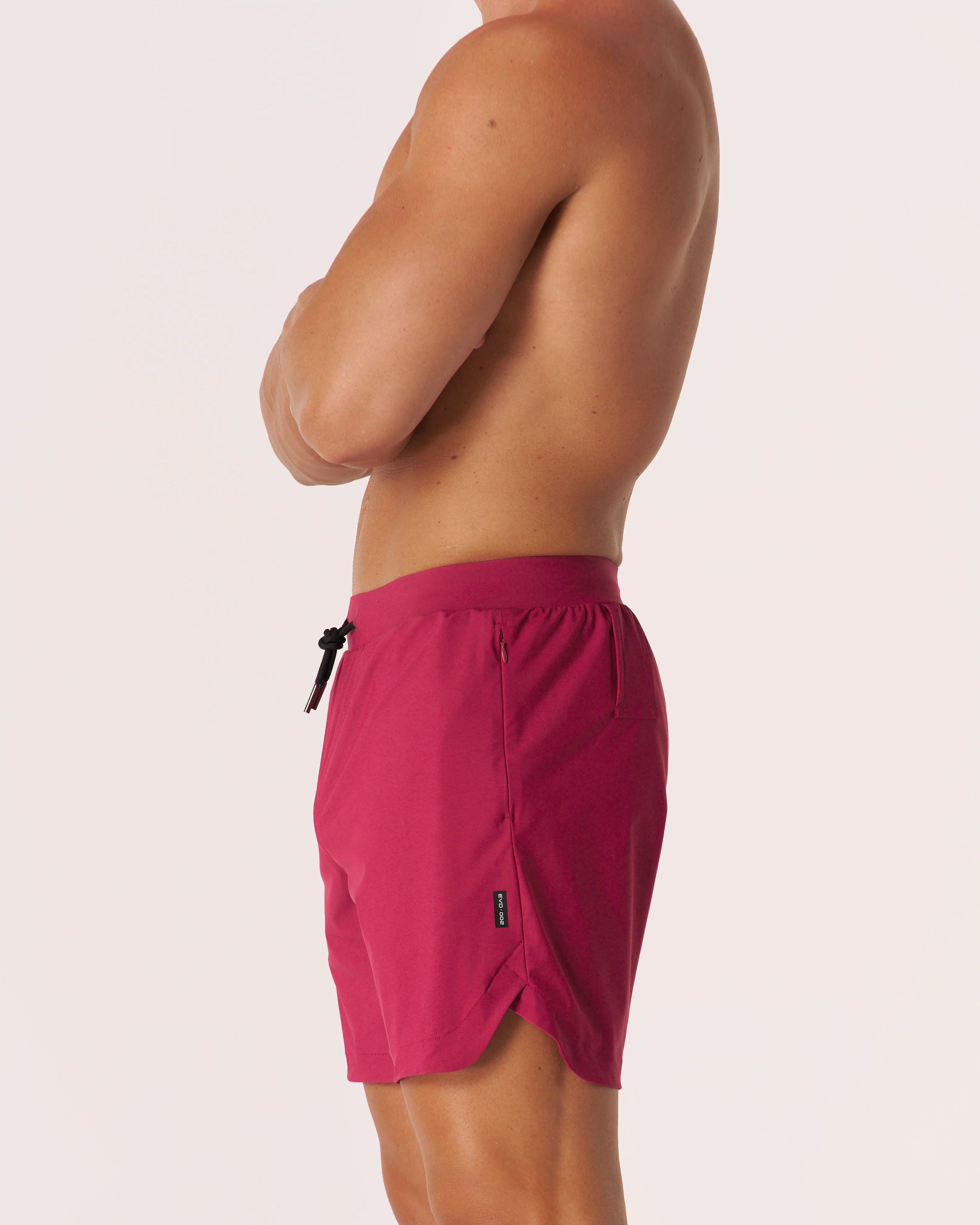 EVDNCE Form 7" Training Shorts - Beet - Image 4