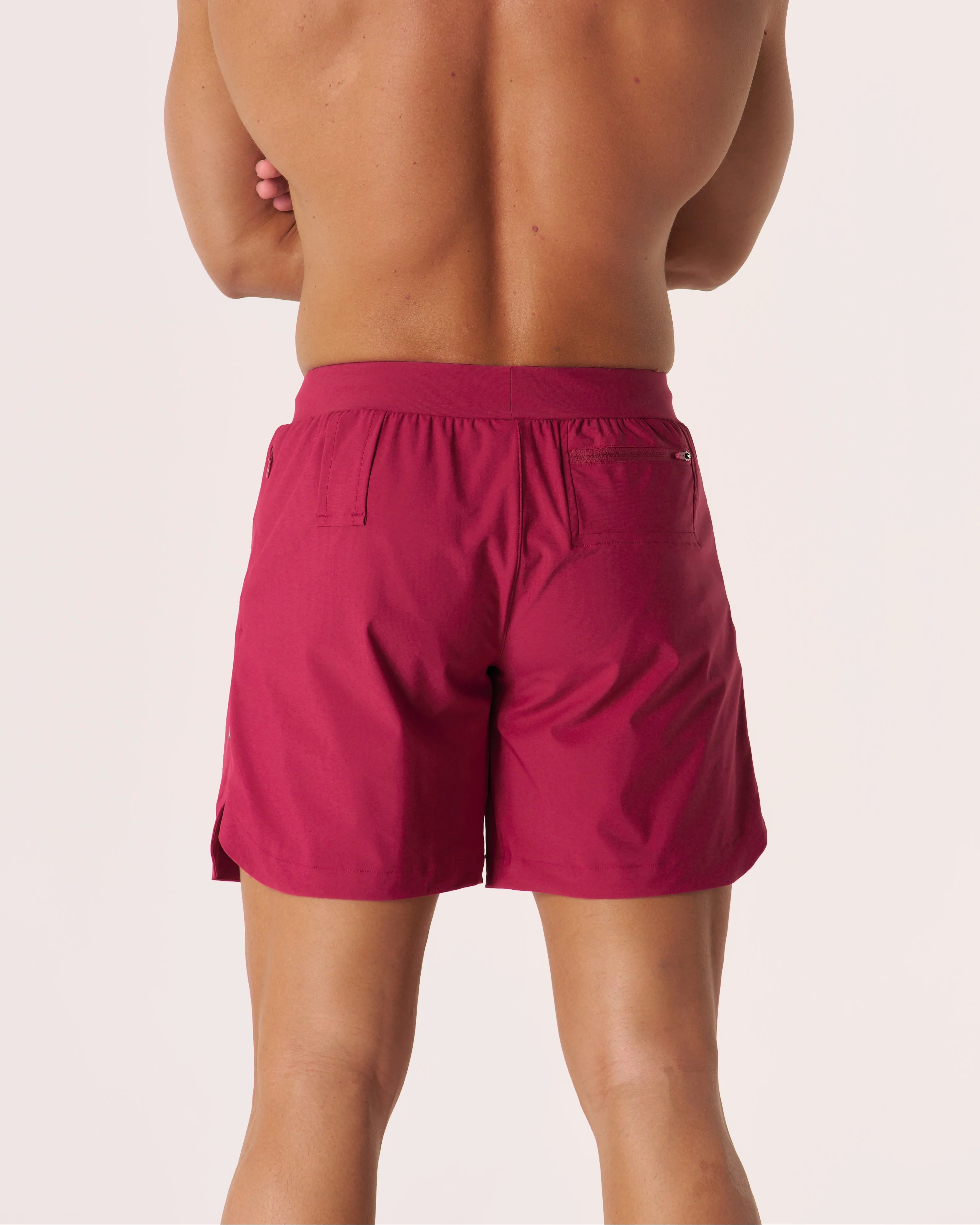 EVDNCE Form 7" Training Shorts - Beet - Image 6