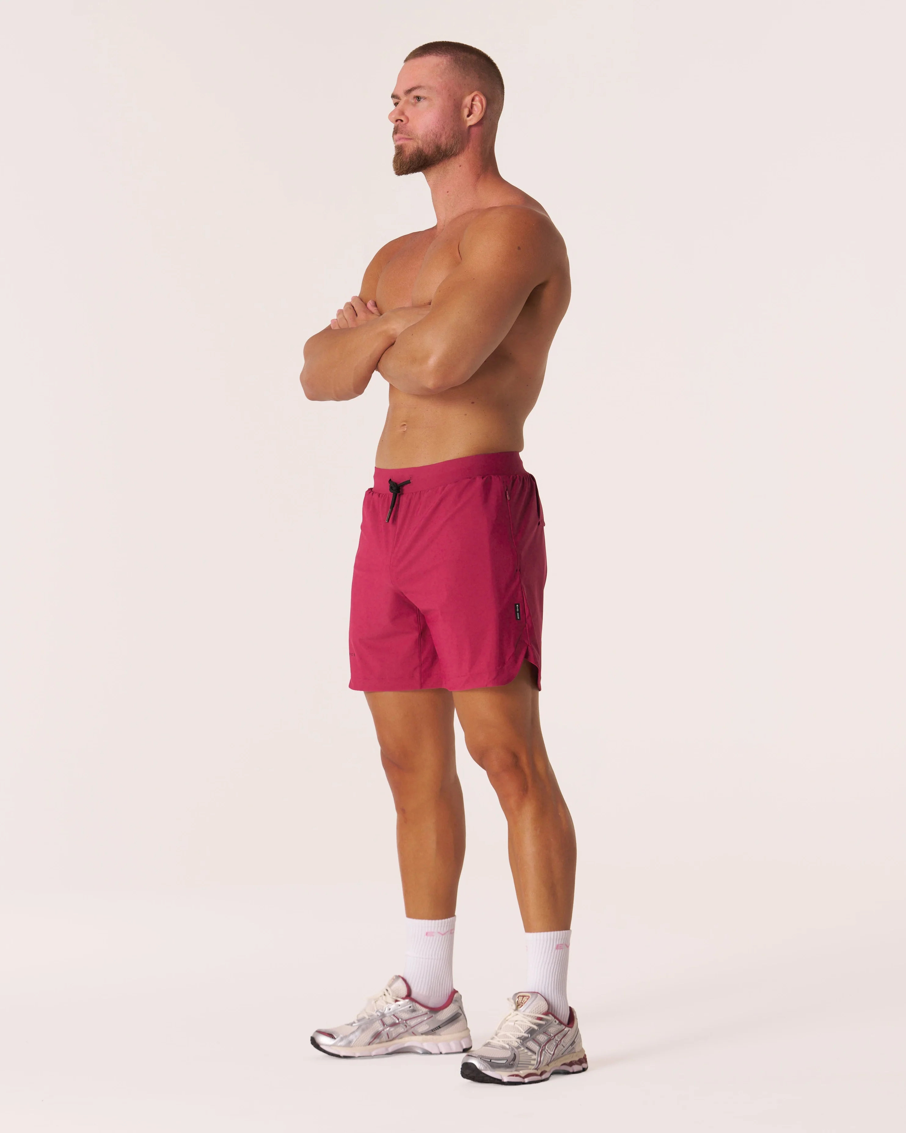 EVDNCE Form 7" Training Shorts - Beet - Image 7