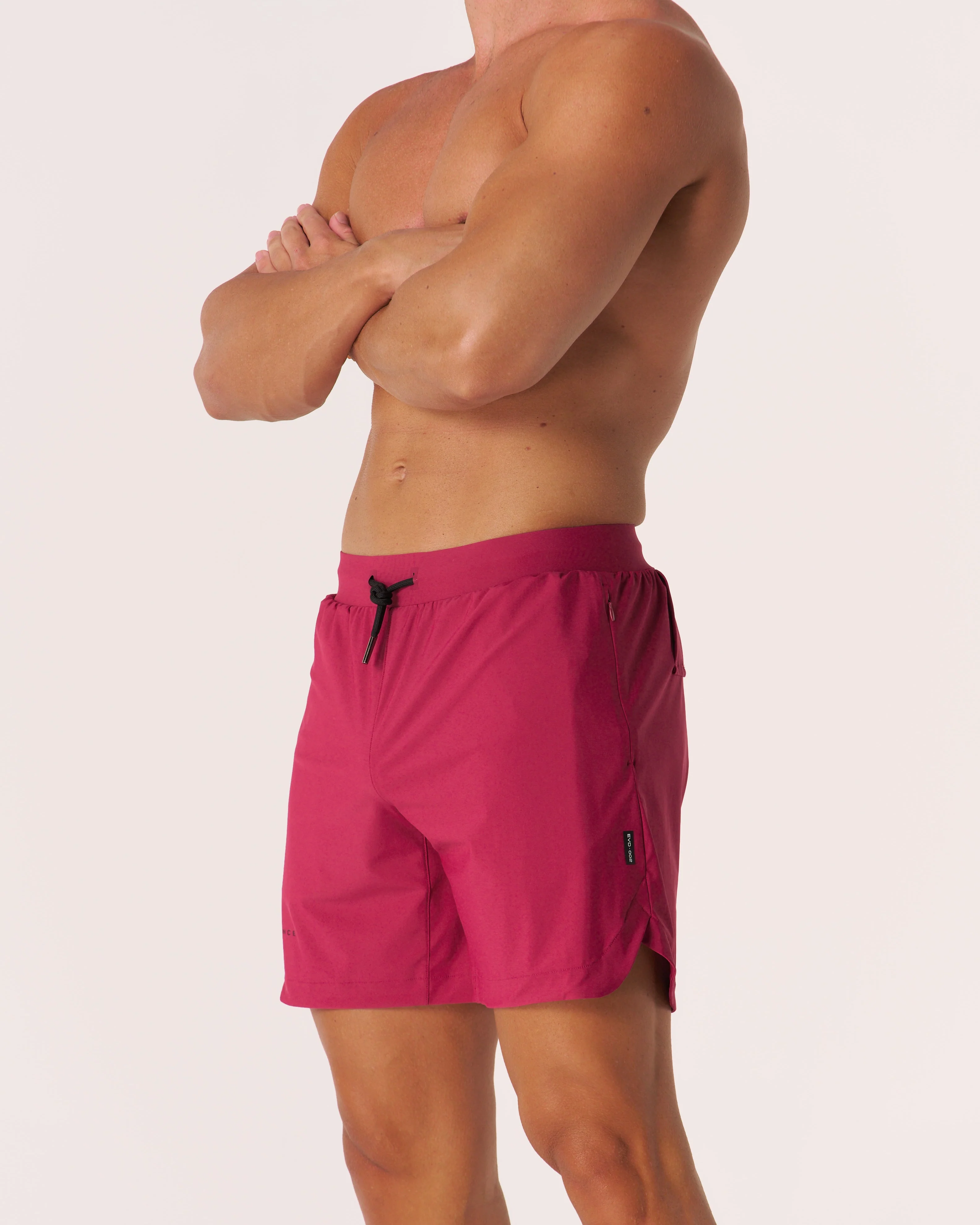 EVDNCE Form 7" Training Shorts - Beet - Image 8