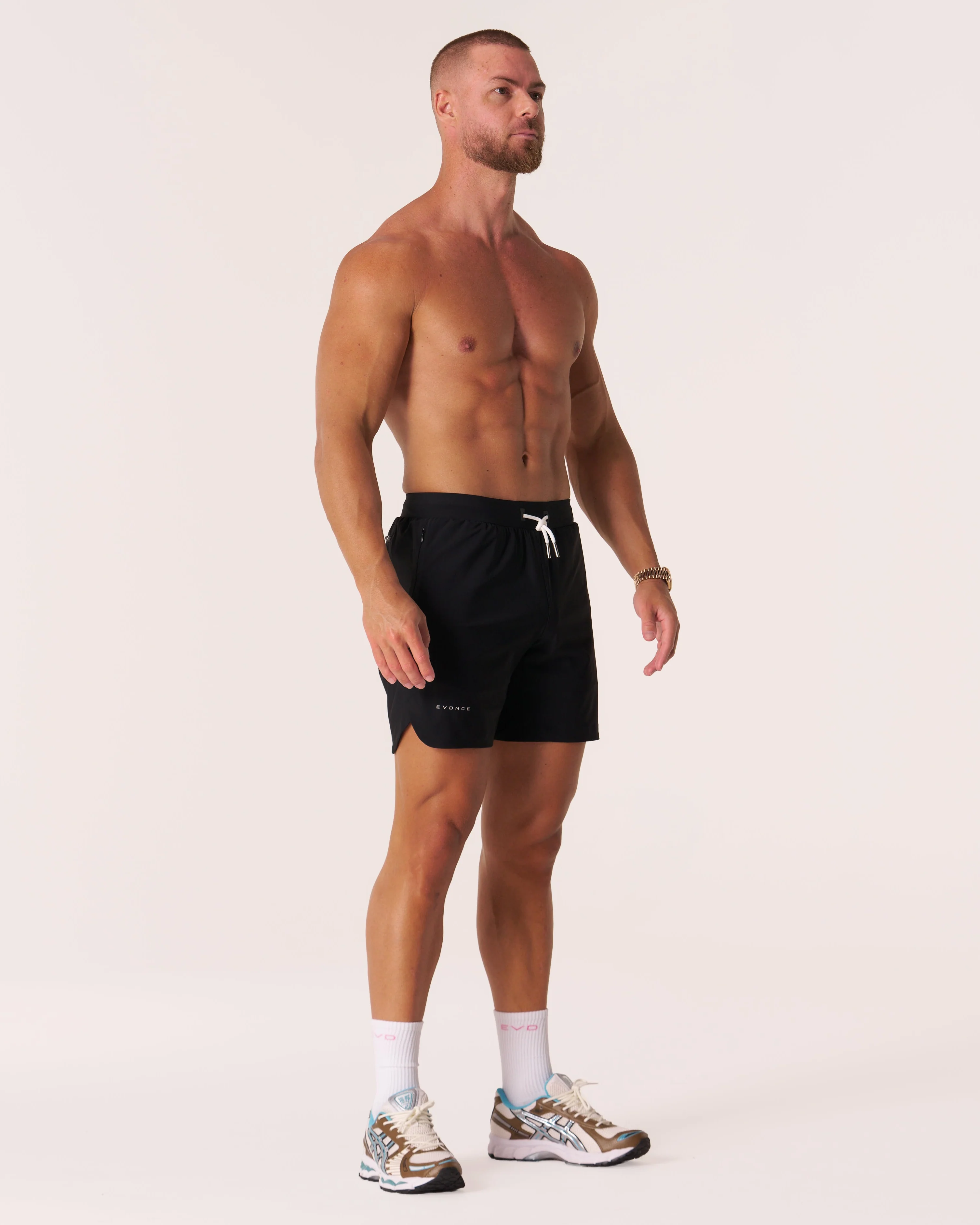 EVDNCE Form 7" Training Shorts - Black - Image 7