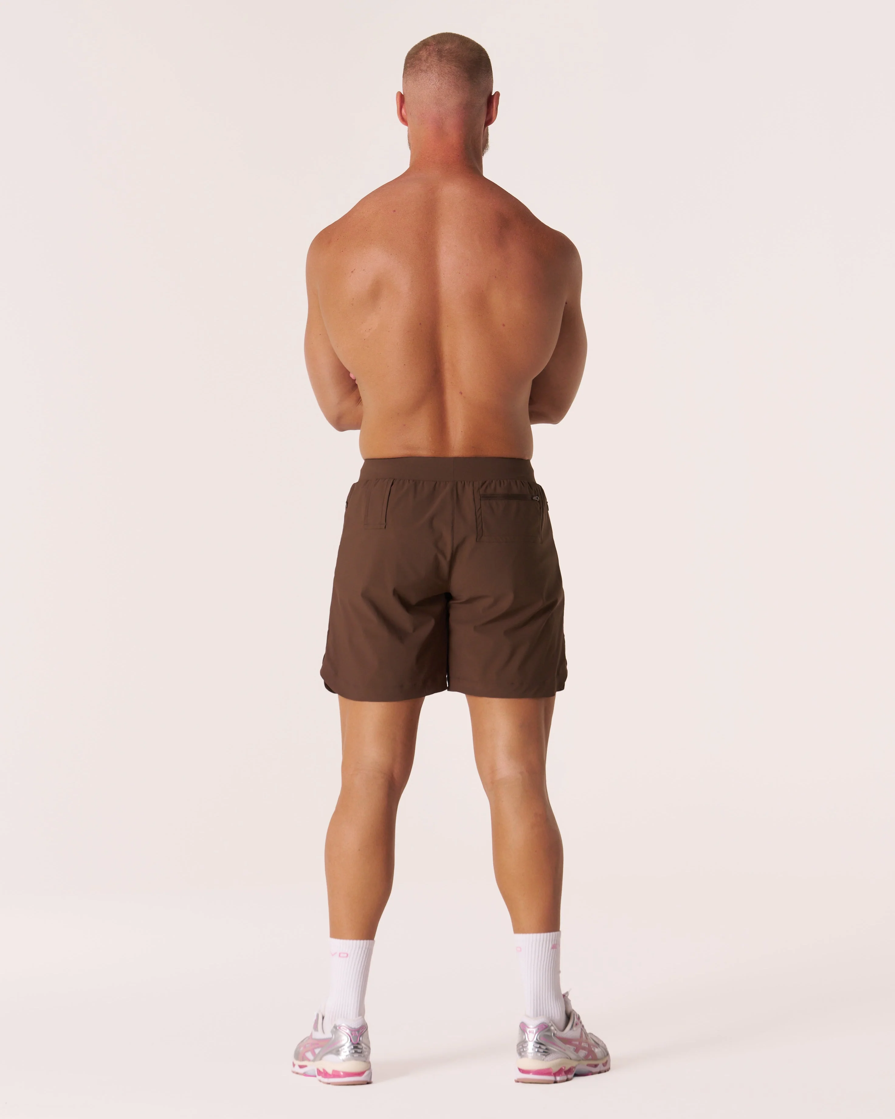 EVDNCE Form 7" Training Shorts - Chocolate - Image 4