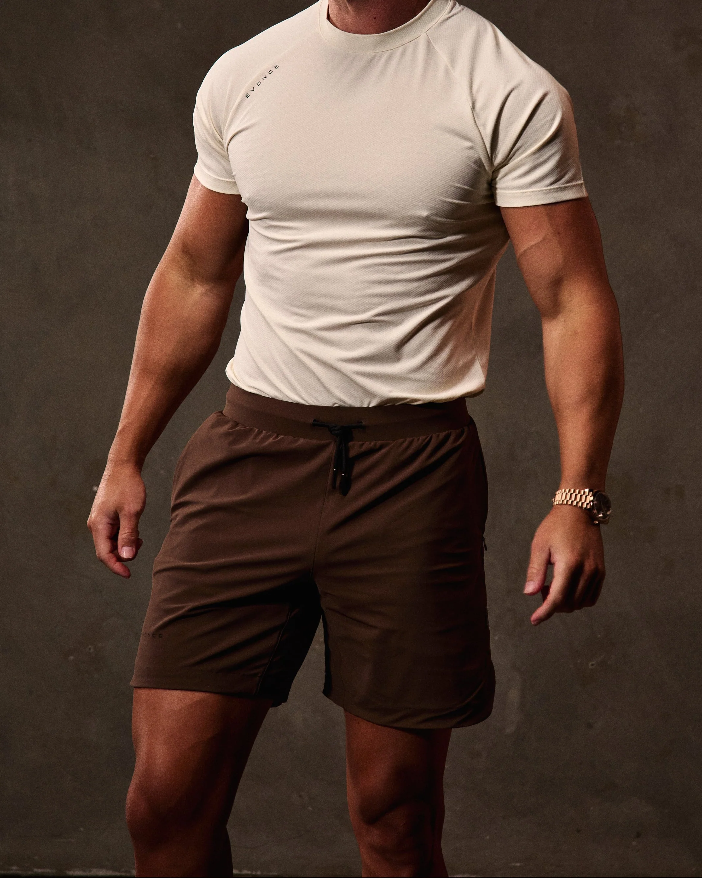 EVDNCE Form 7" Training Shorts - Chocolate - Image 6