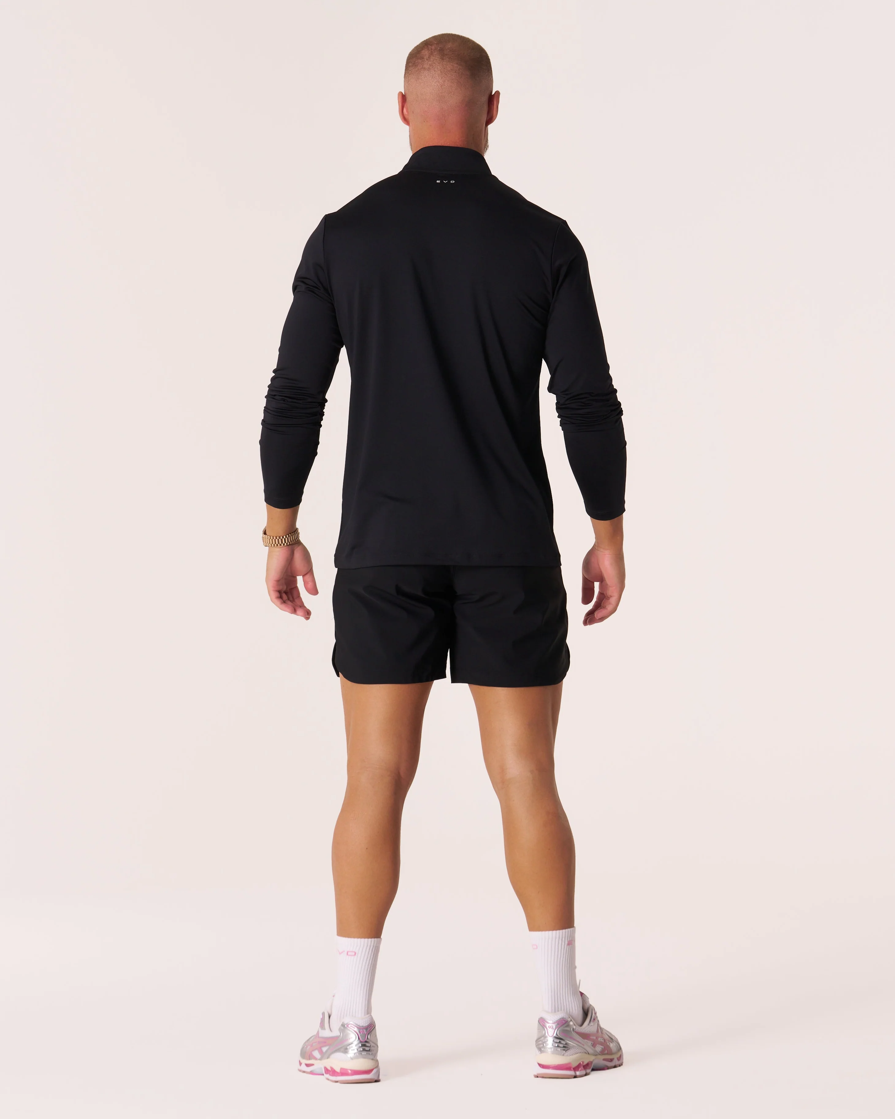 EVDNCE Long Sleeve Quarter Zip - Black - Image 5