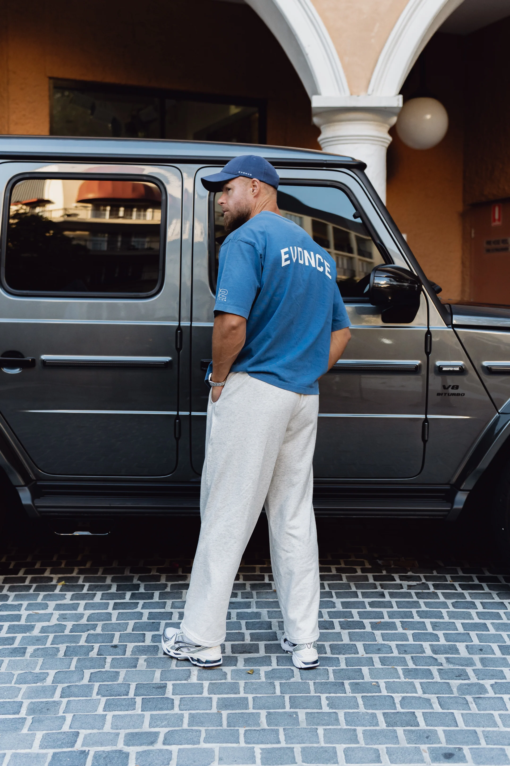 Men's Core Tee - Washed Out Blue - Image 10