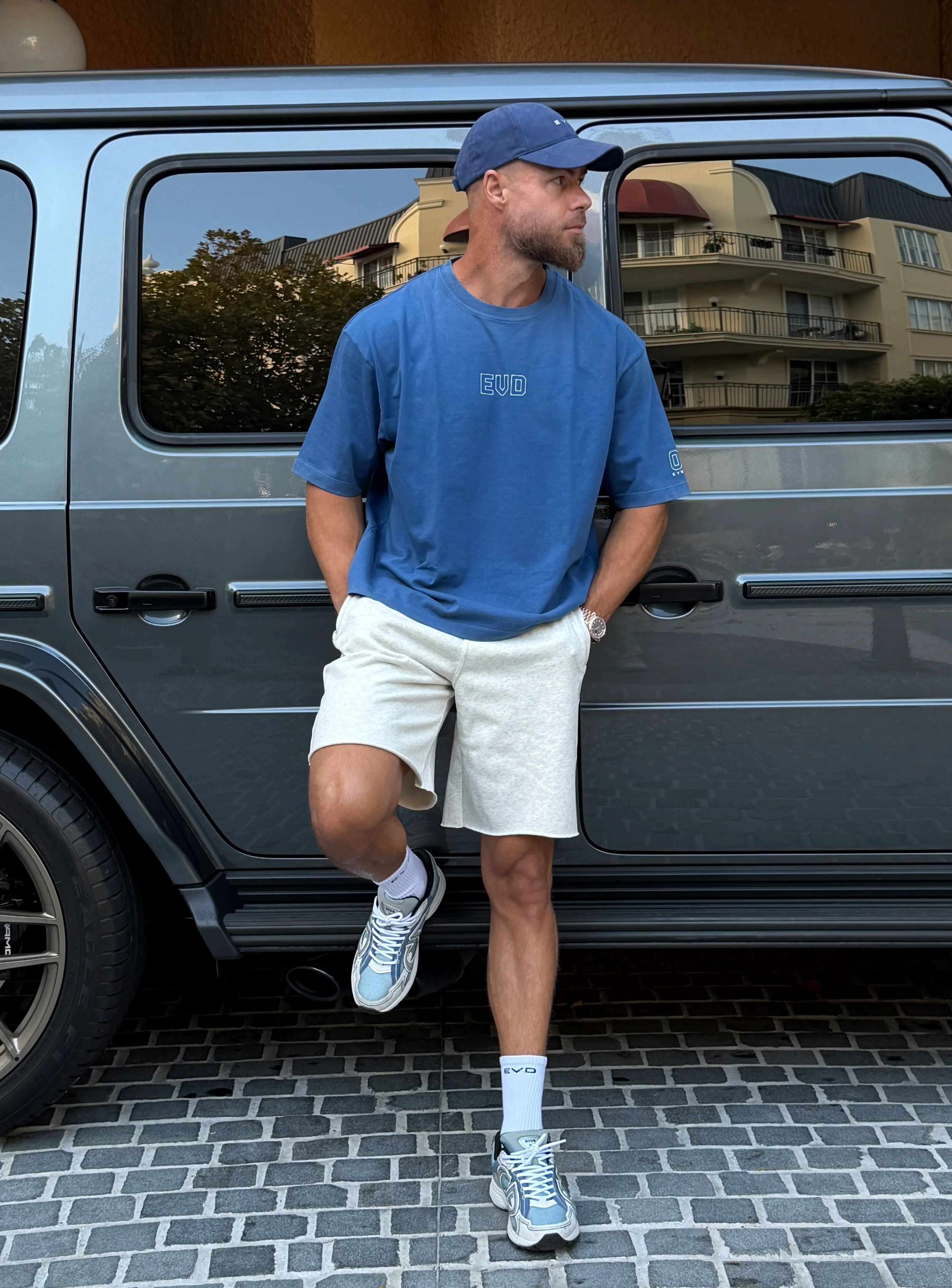 Men's Core Tee - Washed Out Blue - Image 4