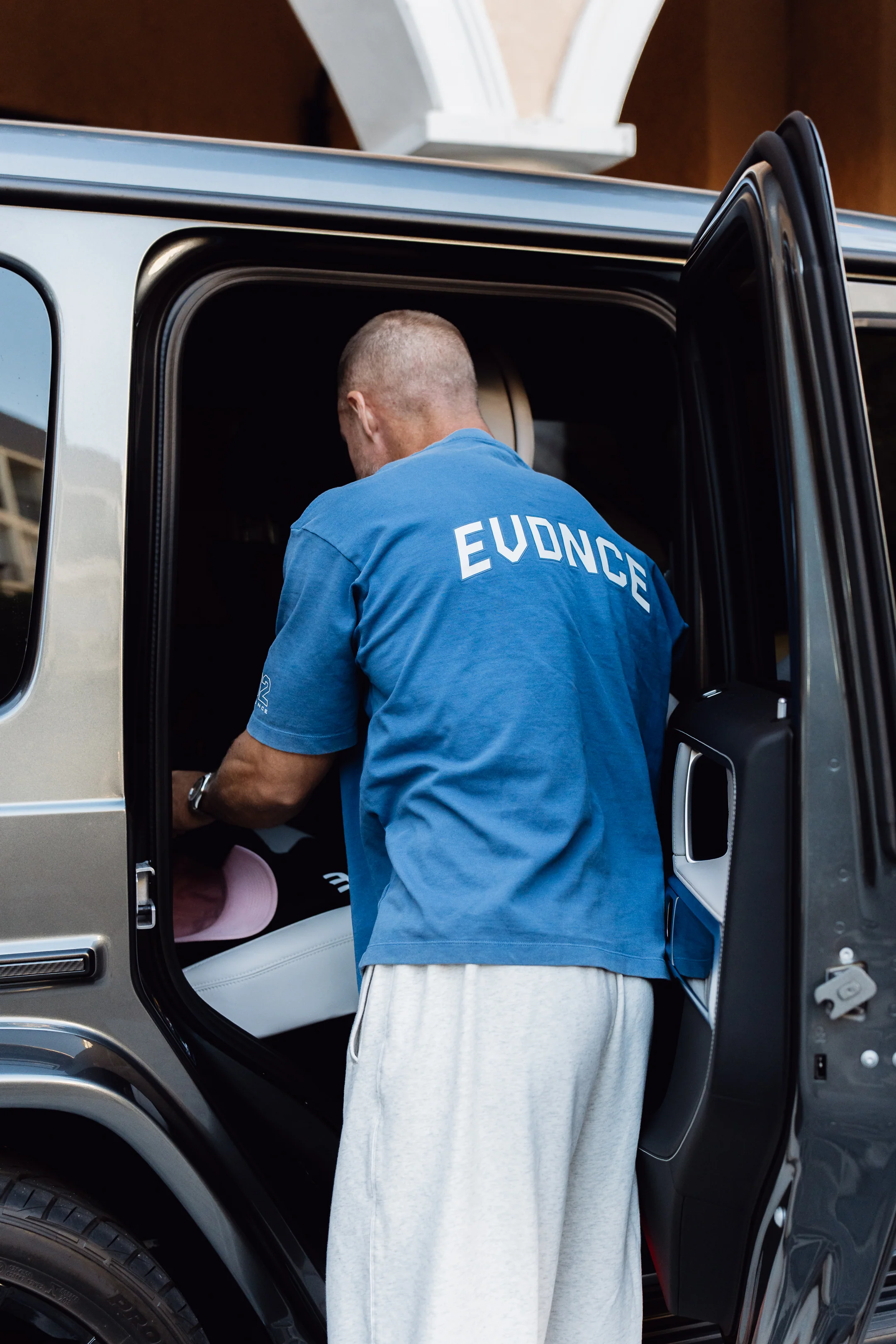 Men's Core Tee - Washed Out Blue - Image 6