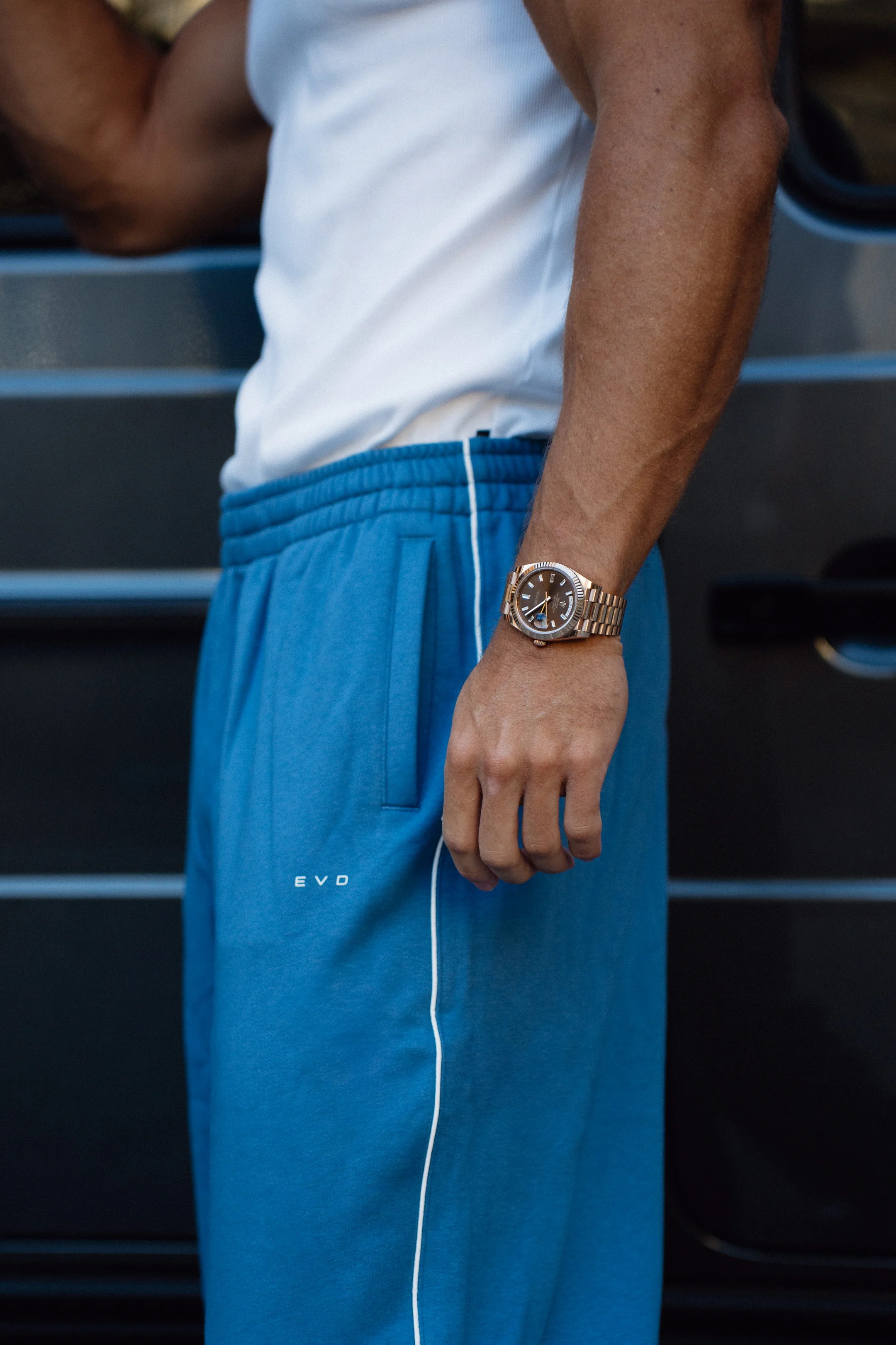 Men’s Core Track Pants - Blue - Image 3