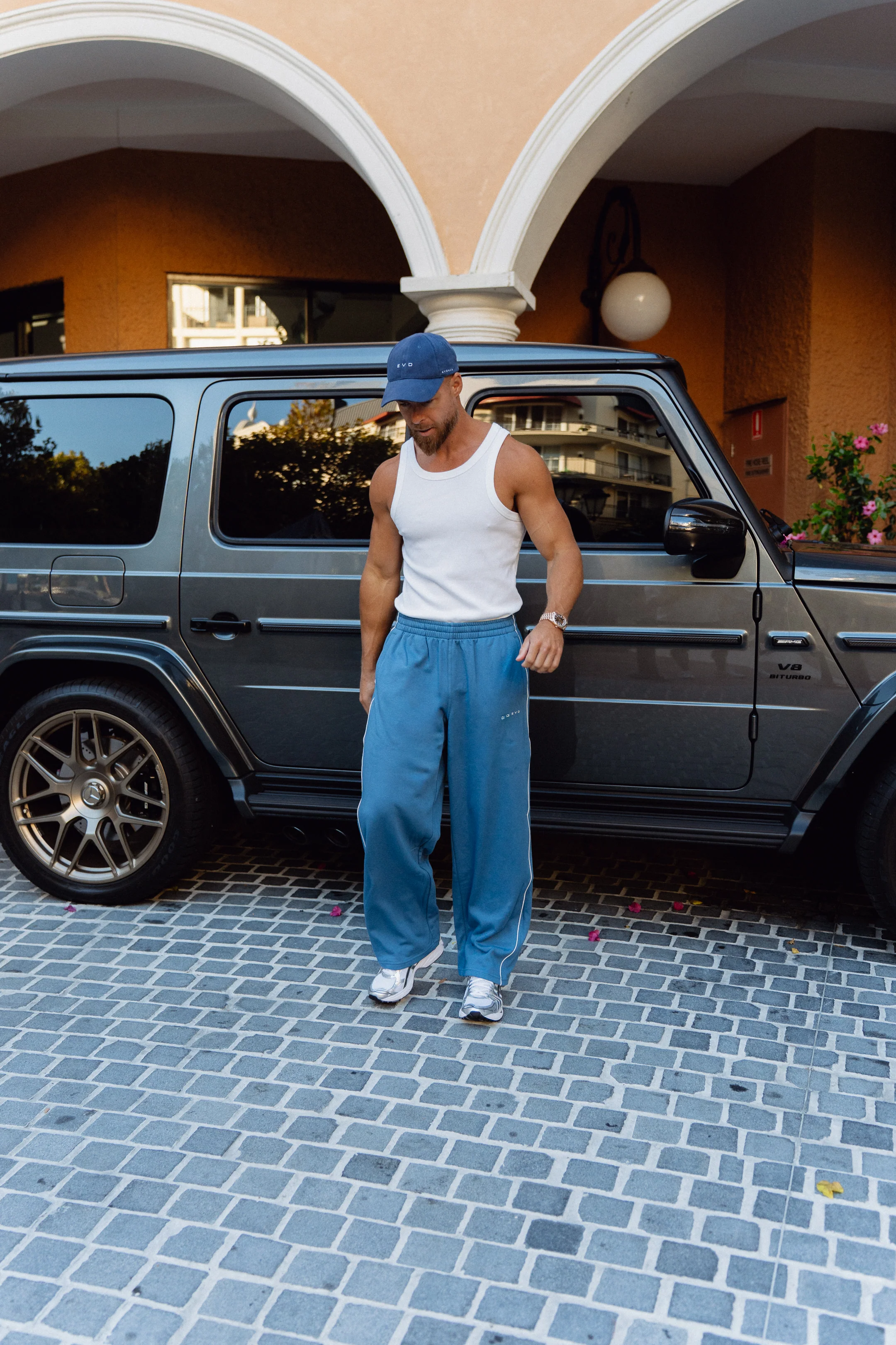 Men’s Core Track Pants - Blue - Image 4