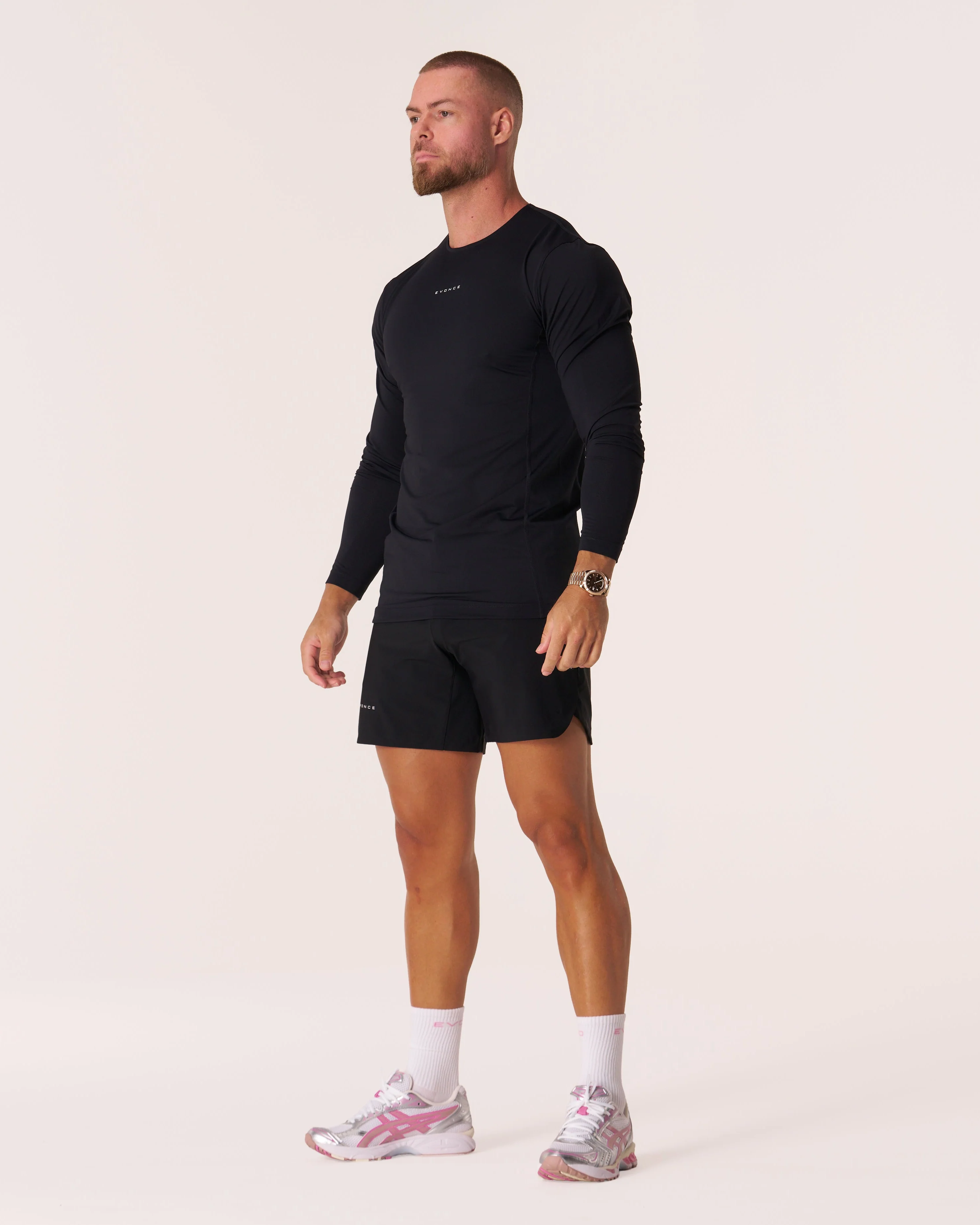 EVDNCE Motion L/S Tee - Black - Image 3