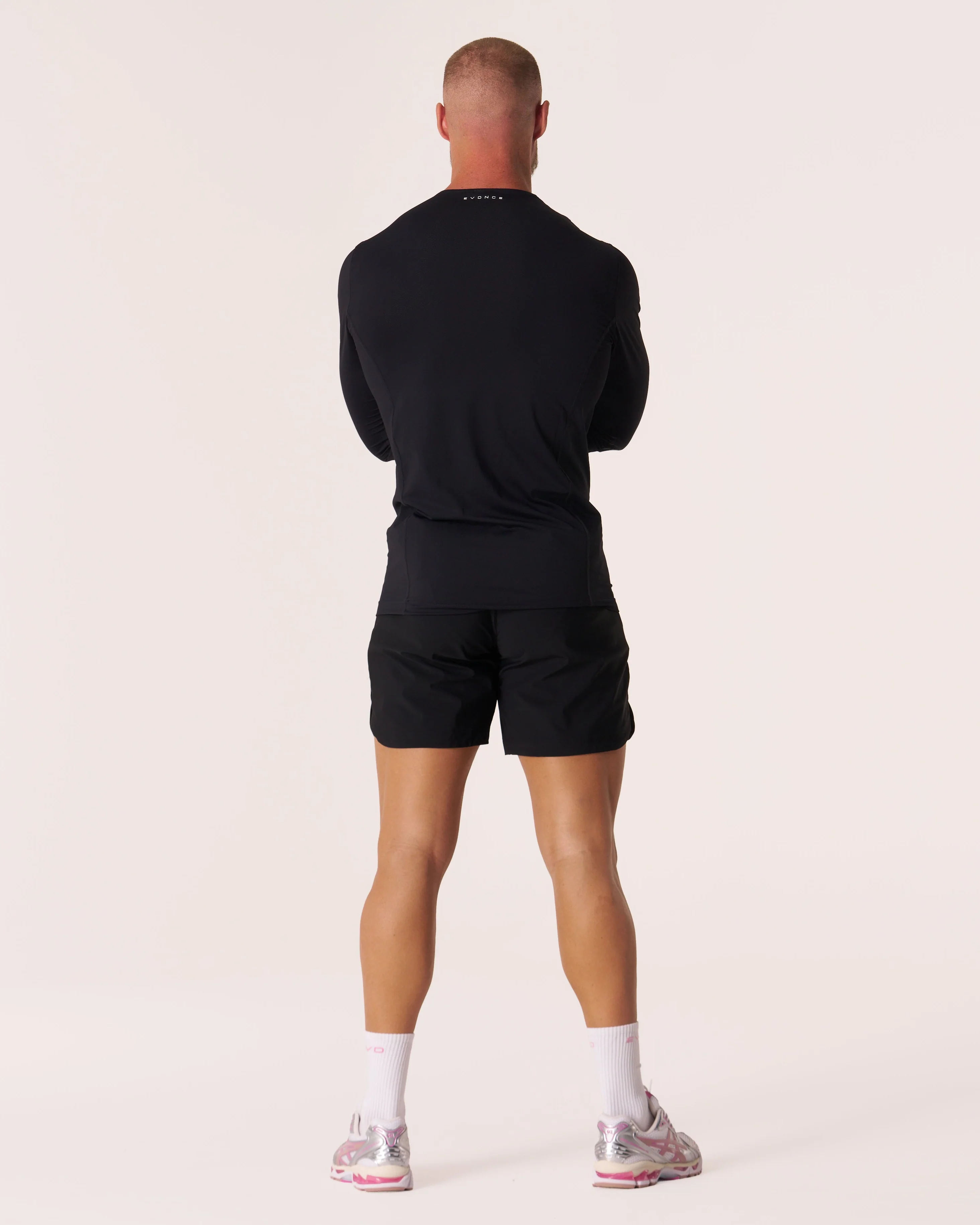 EVDNCE Motion L/S Tee - Black - Image 4