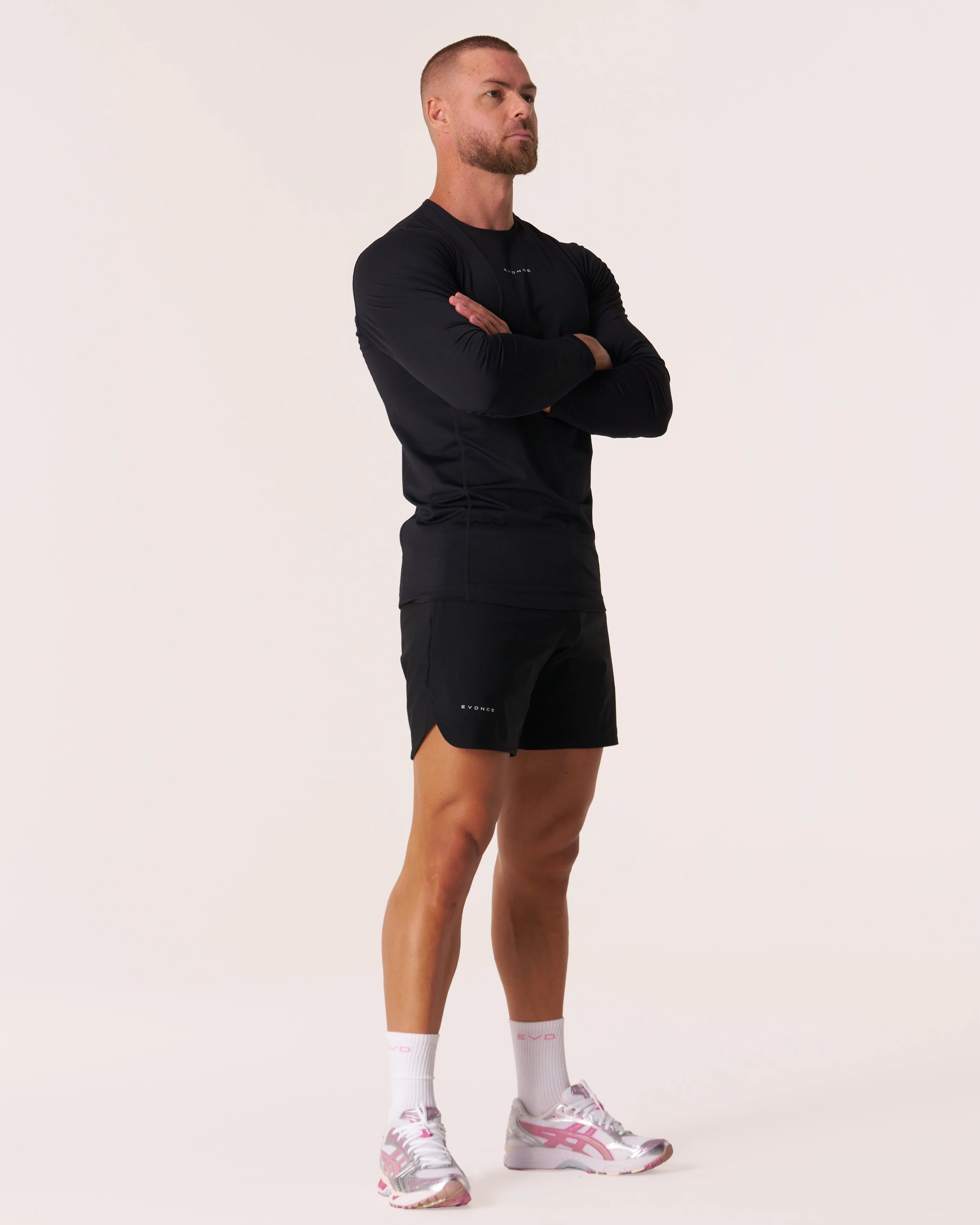 EVDNCE Motion L/S Tee - Black - Image 5