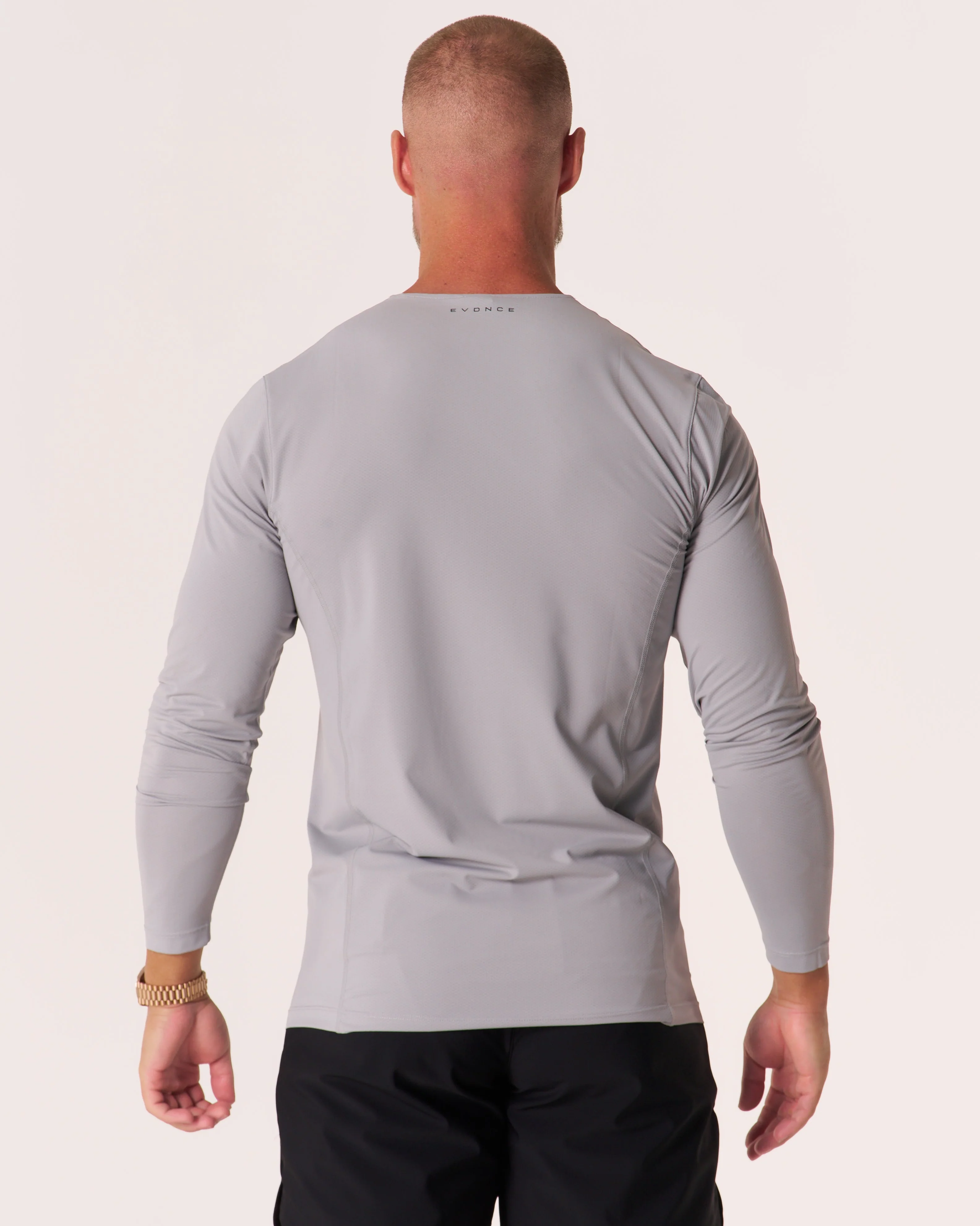 EVDNCE Motion L/S Tee - Grey - Image 5