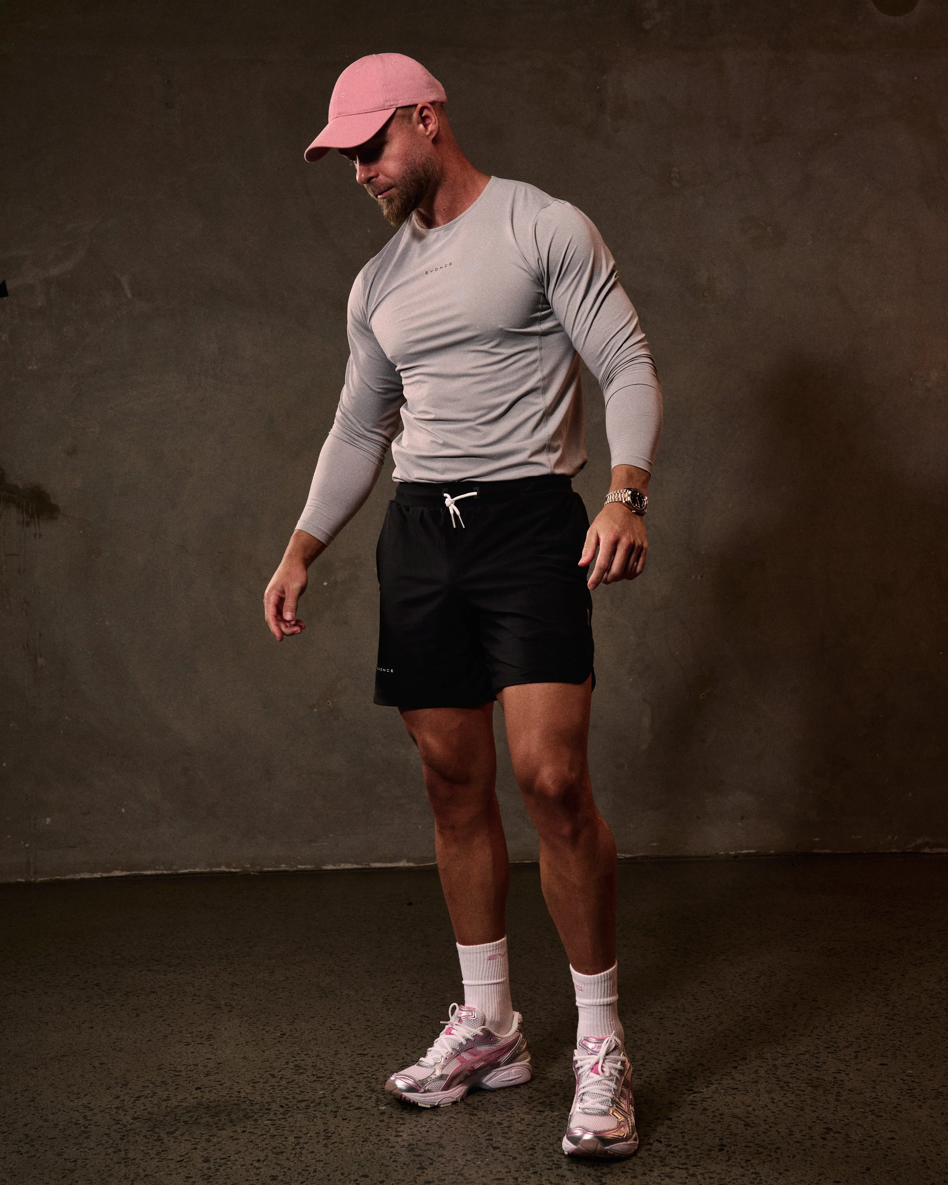 EVDNCE Motion L/S Tee - Grey - Image 9