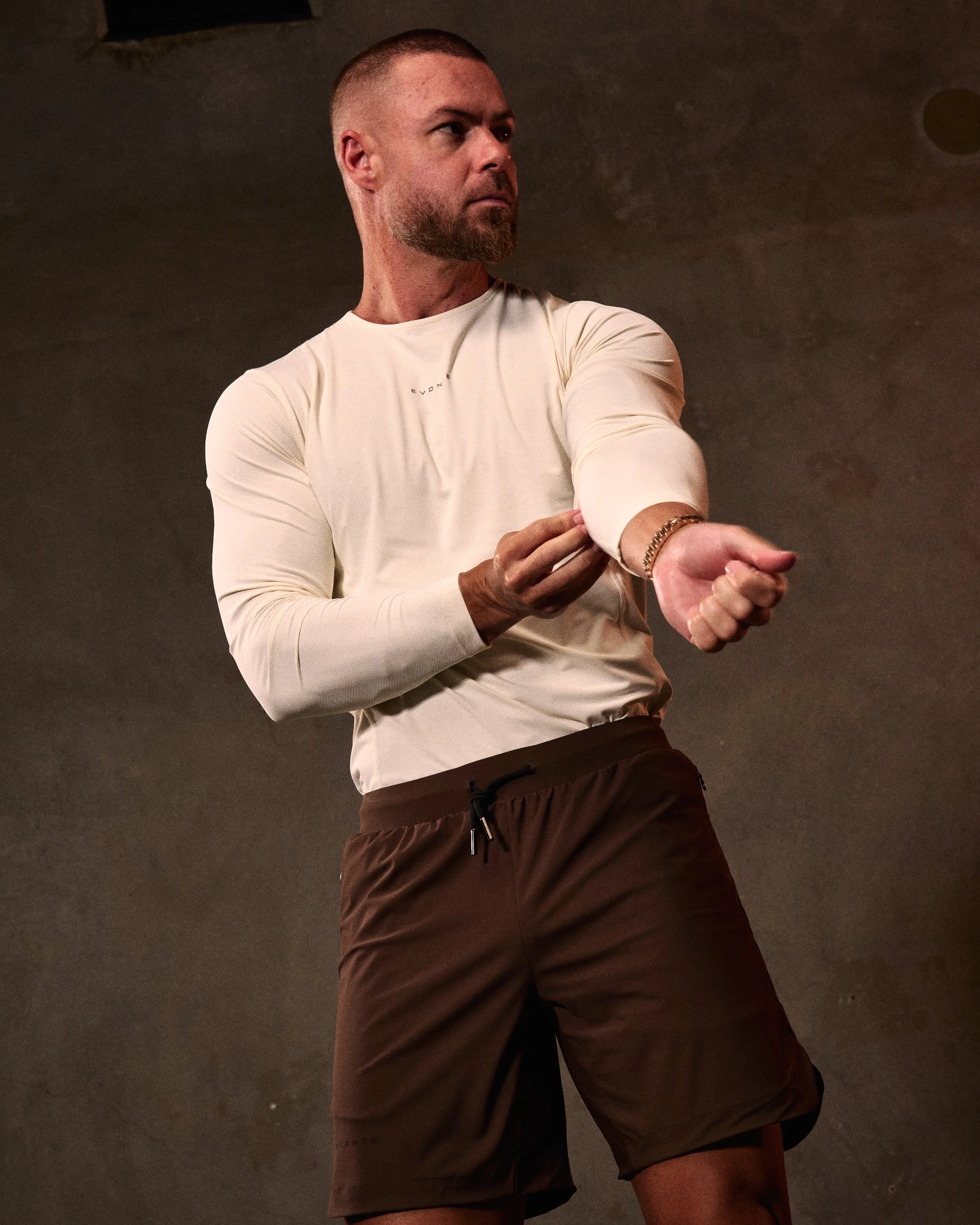 EVDNCE Motion L/S Tee - Vanilla - Image 5