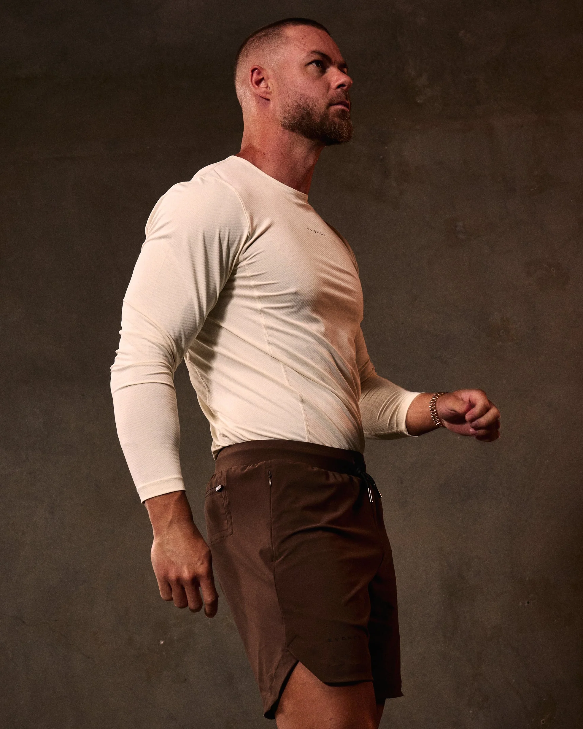 EVDNCE Motion L/S Tee - Vanilla - Image 6