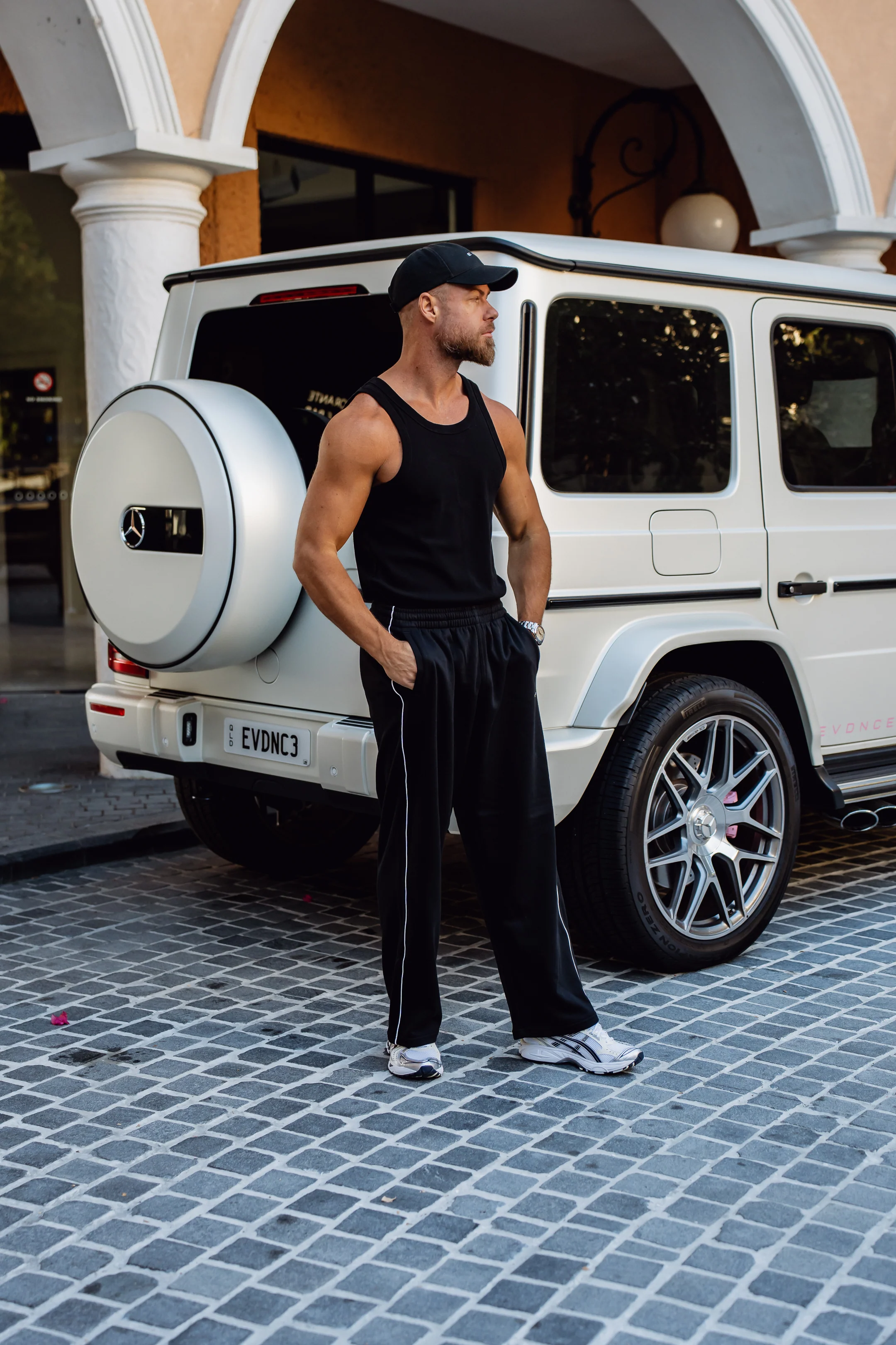 Core Ribbed Tank - Black - Image 8