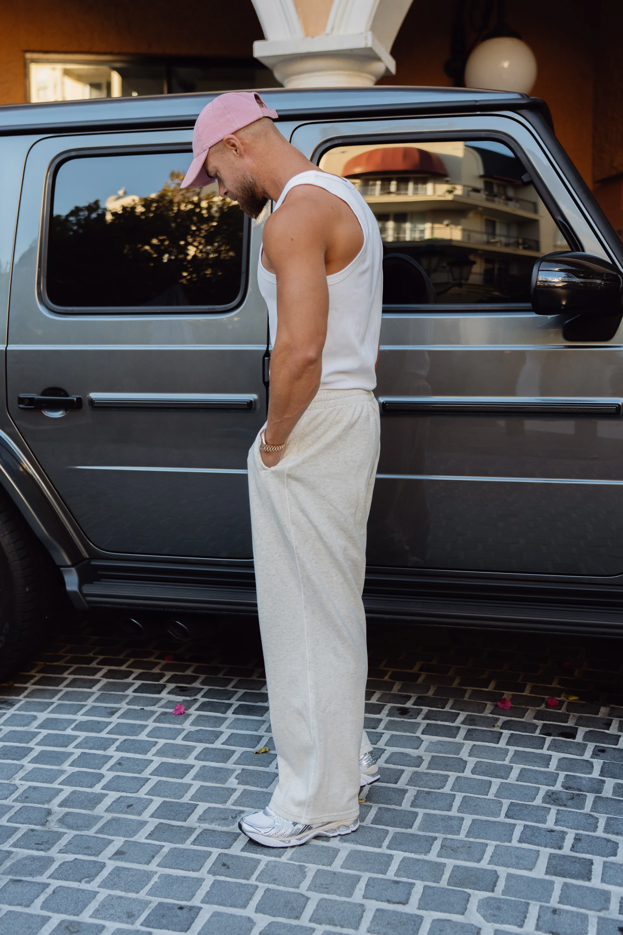 Core Ribbed Tank - White - Image 3