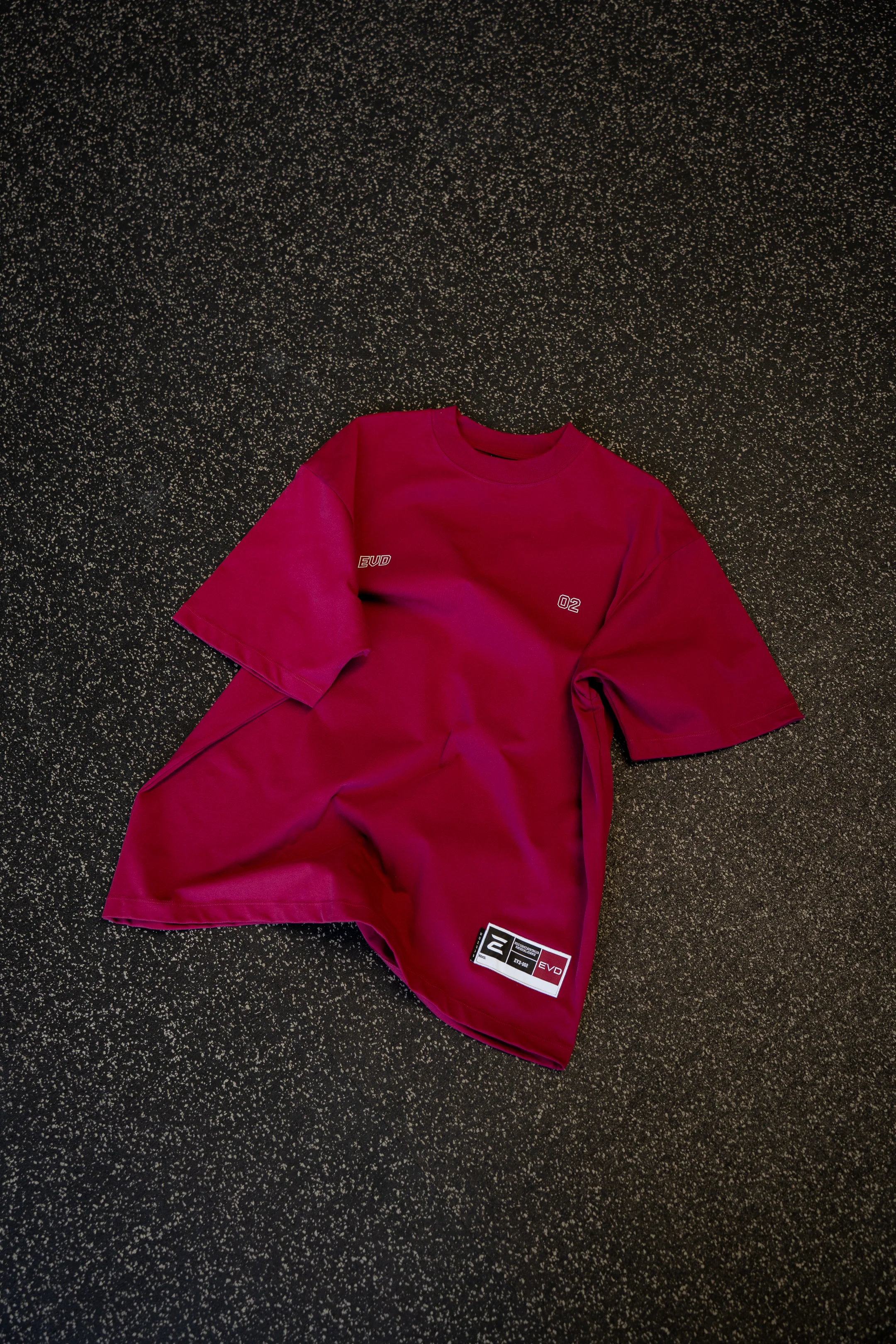 EVDNCE Sports Club Tee - Beet - Image 9