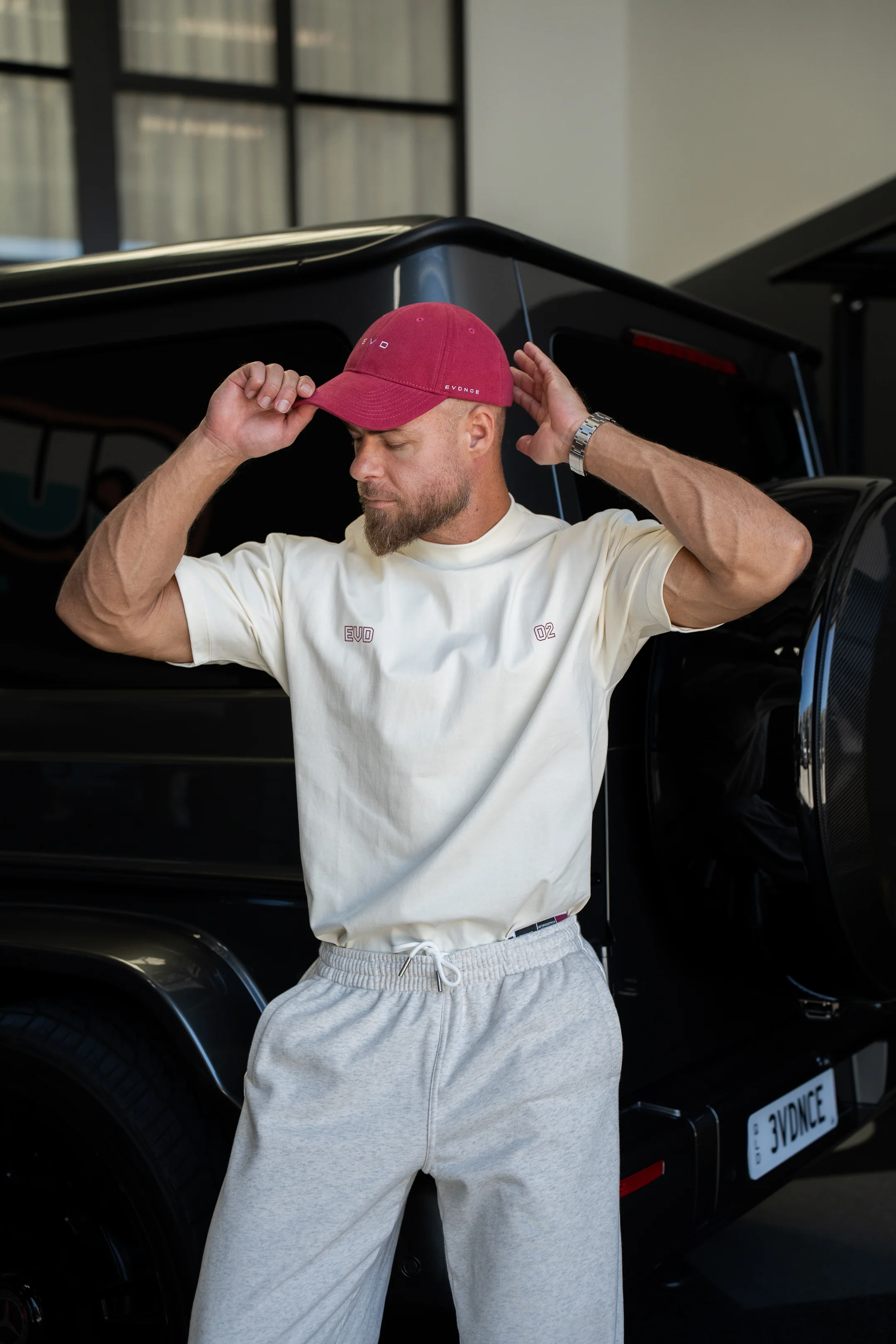 EVDNCE Sports Club Tee - Vanilla - Image 4