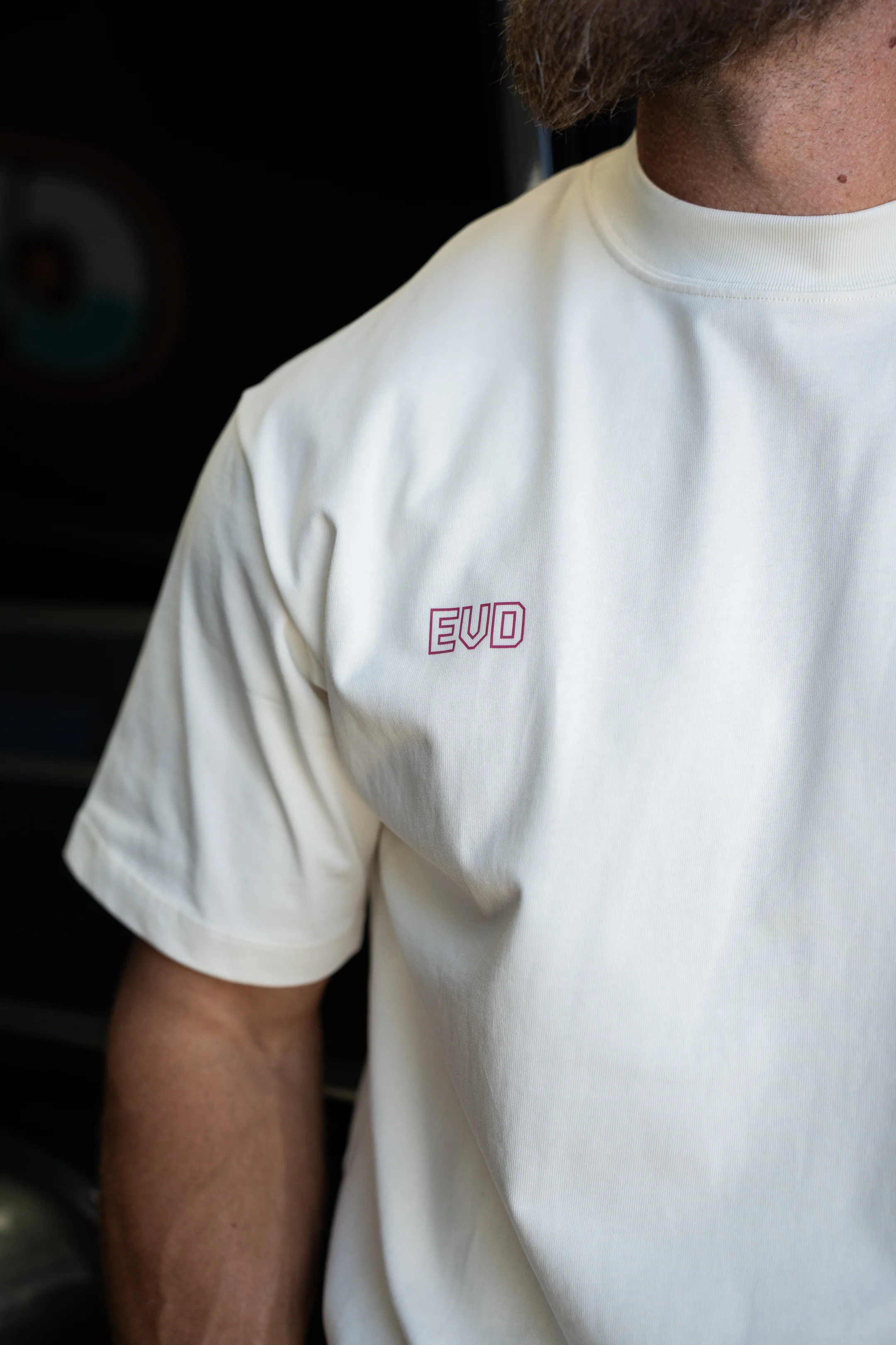 EVDNCE Sports Club Tee - Vanilla - Image 5