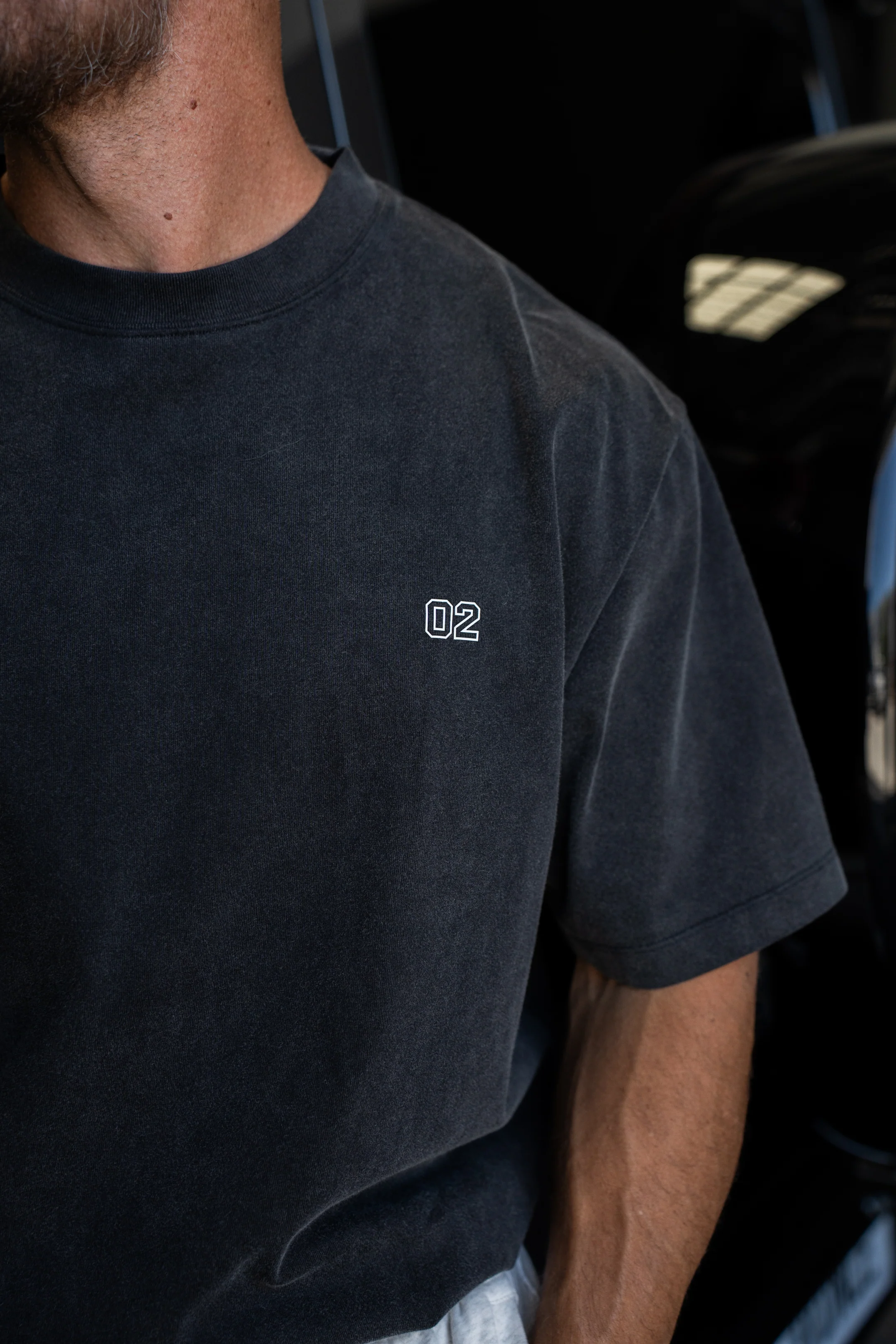 EVDNCE Sports Club Tee - Washed Black - Image 9